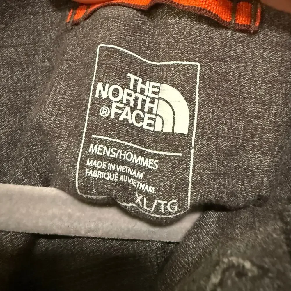 The North Face Men's Gray Henley Long Sleeve Shirt Size XL